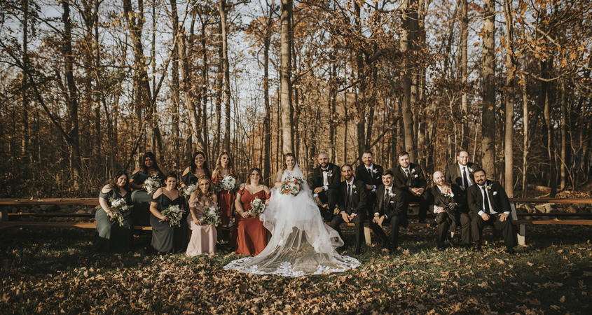 Wedding in the forest